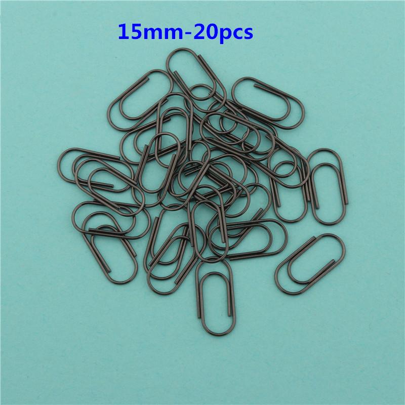 10 Colors Accessories Paper Clips Notebook Memo Pad Filing Bookmark binder Paperclips Student Office Binding Supplies Stationary