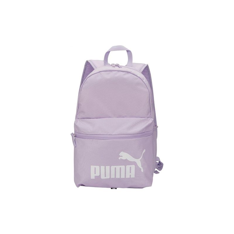 Puma Solid Color Sports Fabric Backpack Unisex Backpacks Light-Purple 075487-56