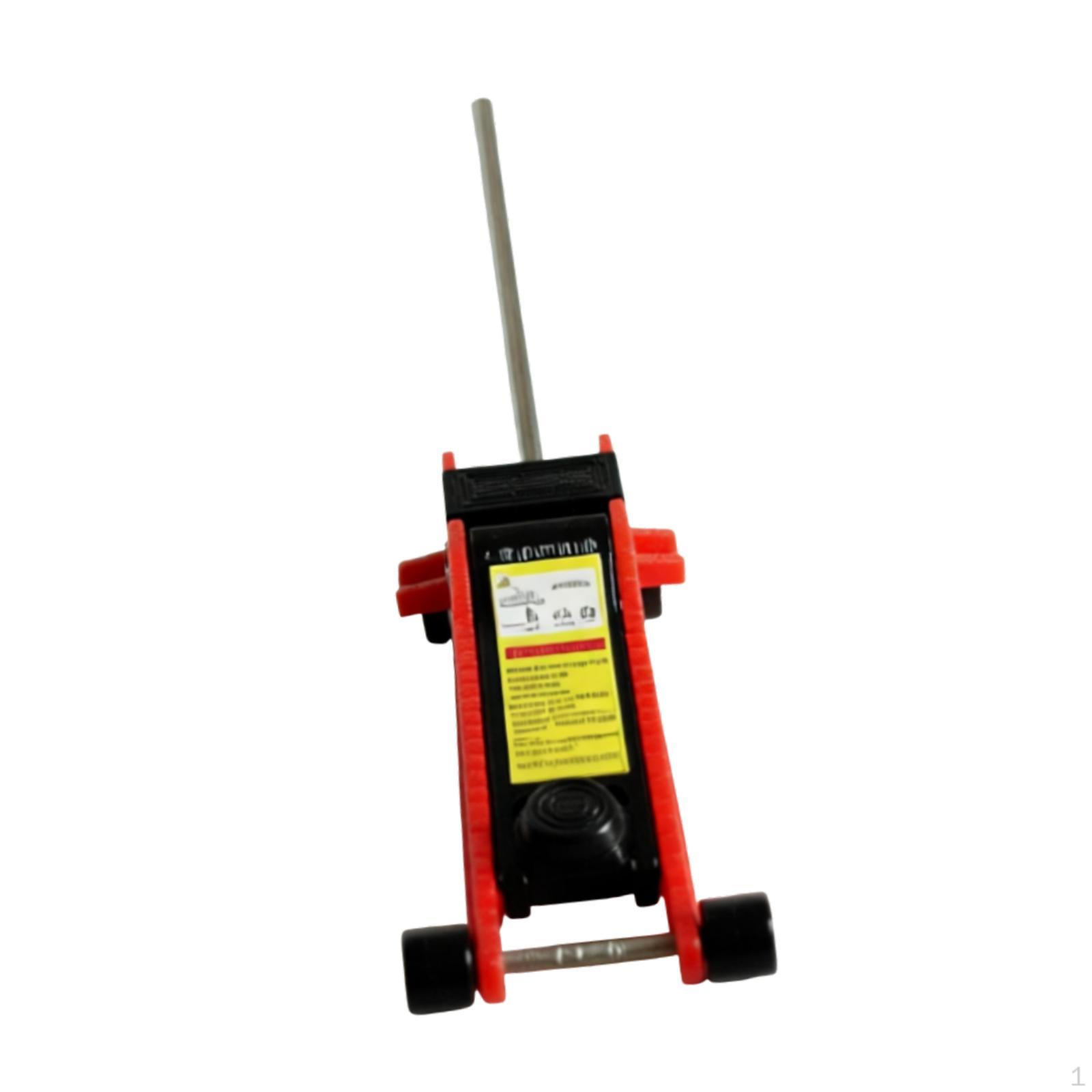 

1/18 Car Lift Tool Model Cars Toys Repair for Garage Vehicle Maintenance Scene Workshop червоний