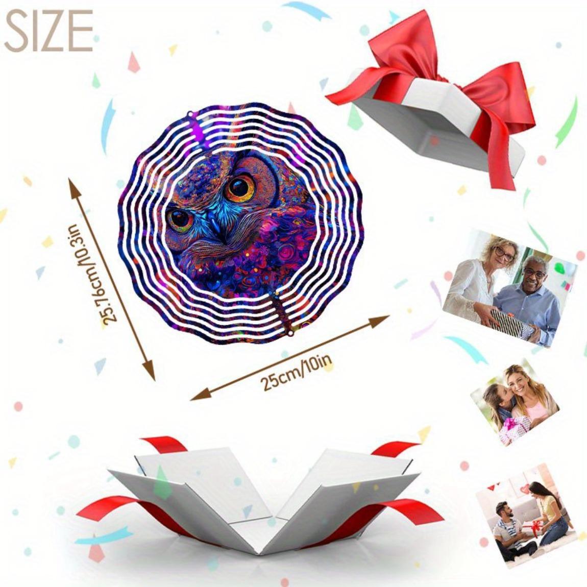 

Яркий красочный металлический ветряк для декора сада, патио на открытом воздухе. Батарея не требуется. Подвесное искусство, садовое украшение, скульптура.