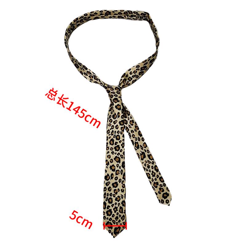Zebra Leopard Print LOVE Poker 5cm Tie with Unisex Shirt - Versatile, Customizable