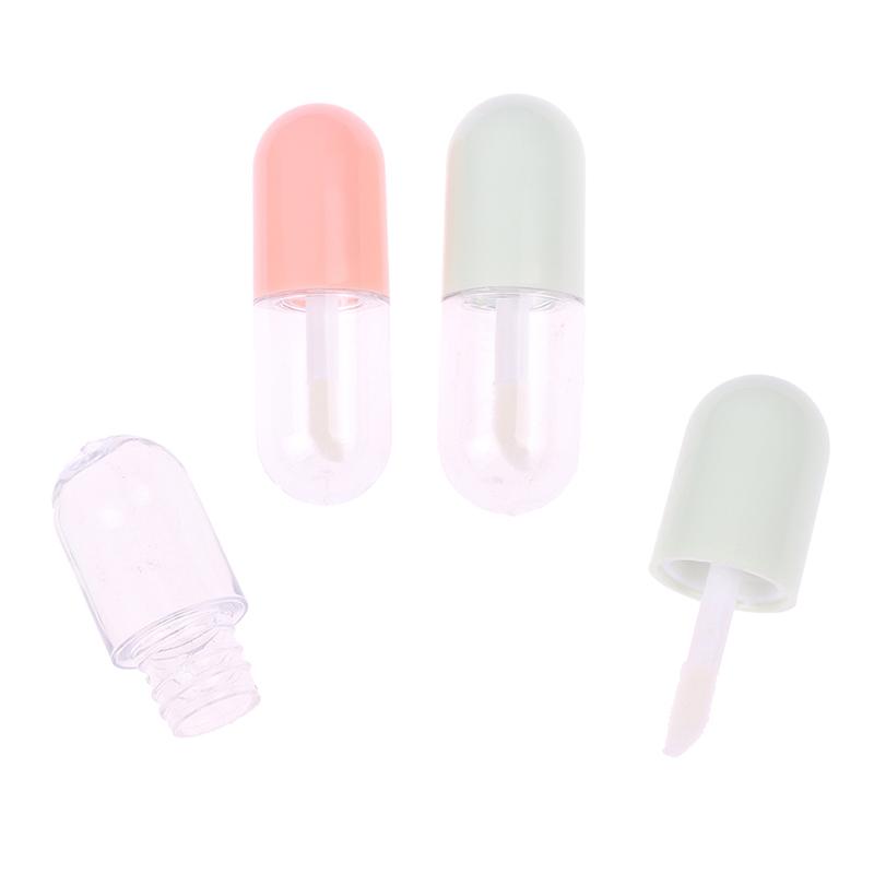 10 Stück 5 ml Lipgloss Lipglanz Tube Mini Niedliche Kapsel Lippenstift Tube Leere Lipgloss Tube DIY Kosmetikbehälter