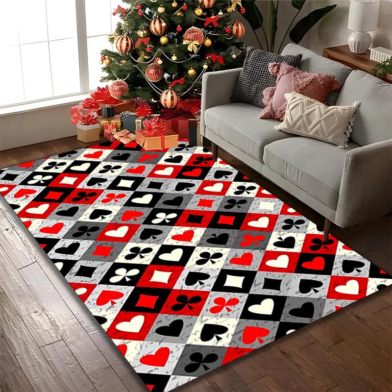 1pc JOKER Printed Chair Rug for Home Office Use, Living Room Kitchen Game Room Area Carpet