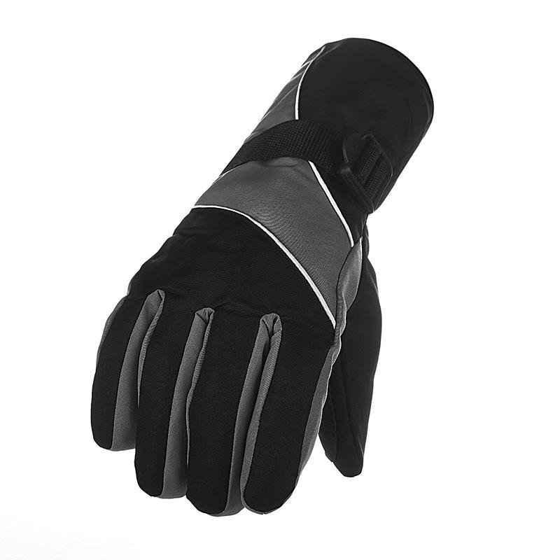 Winter motorcycle bicycle warm riding gloves men's and women's outdoor sports velvet windproof mountaineering ski gloves
