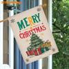 1pc, Winter Christmas Theme Featuring Christmas Trees, Presents, And Snowflakes - Double-Sided Garden Flag Measuring Perfect for Courtyard And Outdoo