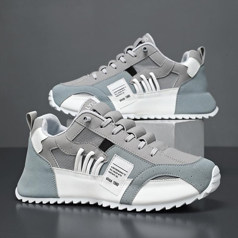 2024 European Men's Breathable Plus Size Athletic Casual Shoes: Autumn Fashion Trend