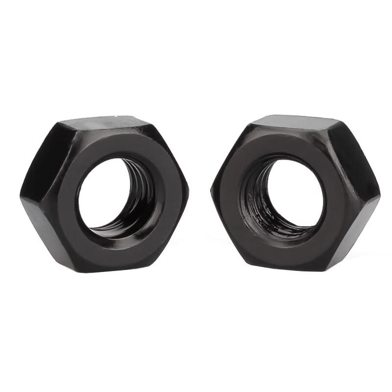 M8 Blackened Hex Nuts, Grade 8.8