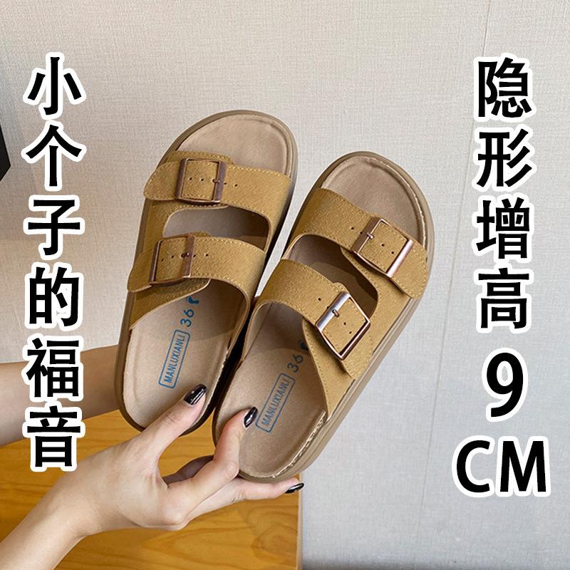 

The small man has a thick bottom and a height of 9cm. The new retro small size women wear sandals 3. 38