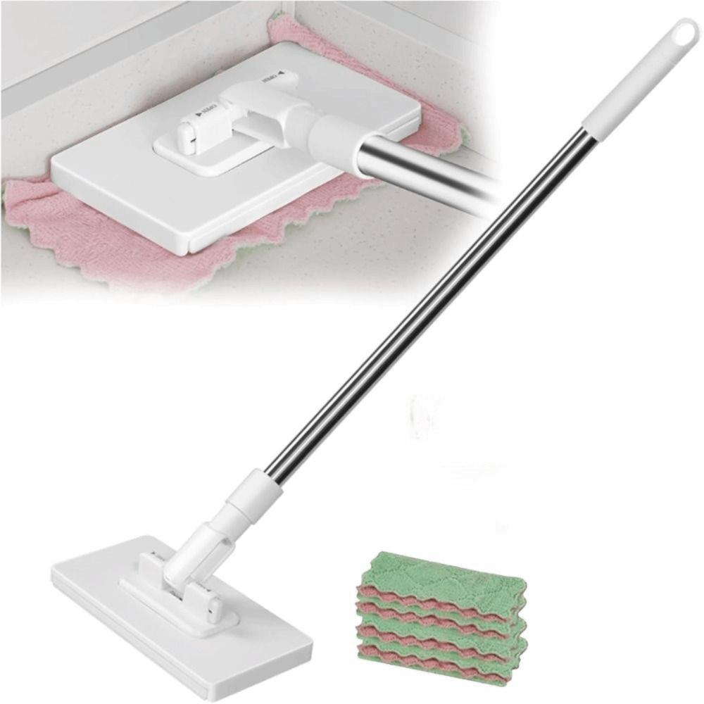 with 3 Reusable Cloths Dust Mops 360° Rotating Head No-wash Mops New Lazy Mop Dust Removal
