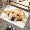 Playful And Fun Dog Printed Doormat Machine Washable And Colorfast, for Kitchen, Dining Room, Hallway, Bathroom, Bedroom