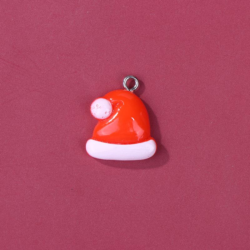 24Pcs Mixed Style Christmas Charms Snowman Santa Tree Penguin Reindeer Pendant For Diy Jewelry Accessories