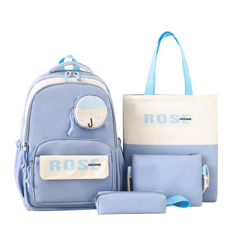 

Новый школьный рюкзак для учениц средней школы, Ins Campus, милый рюкзак, повседневный универсальный, большой вместимости, для отдыха и путешествий