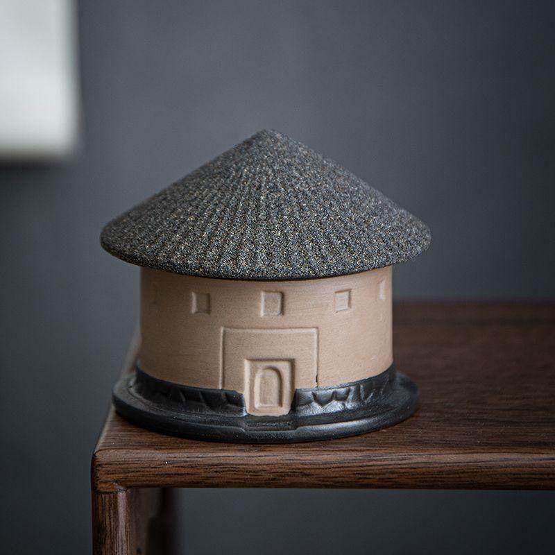 Tulou tea leak ceramic nano filter classic non-porous filter tea pet tea filter creative tea ceremony funnel tea residue filter