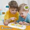Baby-Simulations-TV-Fernbedienungsspielzeug mit Musik und Licht Musikalische Baby-Spielzeug Sensorische Fernbedienung Kinder Baby-Spielzeug für 1 2 3 Jahre