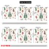 2pcs,2D Plane Printing Contemporary Curtains Christmas Tree Candy Cane Stars (2) Polyester (without Rod) Decorations Inside