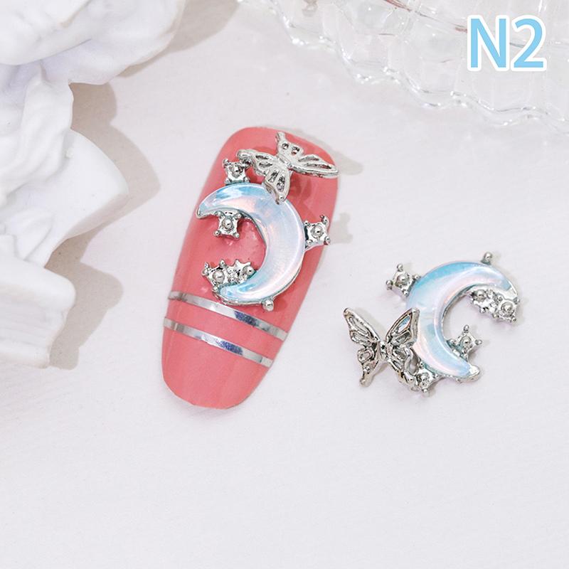 

3D Multiple Colour Butterfly Star Moon Nail Art Decoration Summer Nail Art Decal Decoration Diy Manicure Accesories