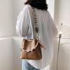 2025 Spring Fashion Women's Large Capacity Textured Crossbody Bucket Bag