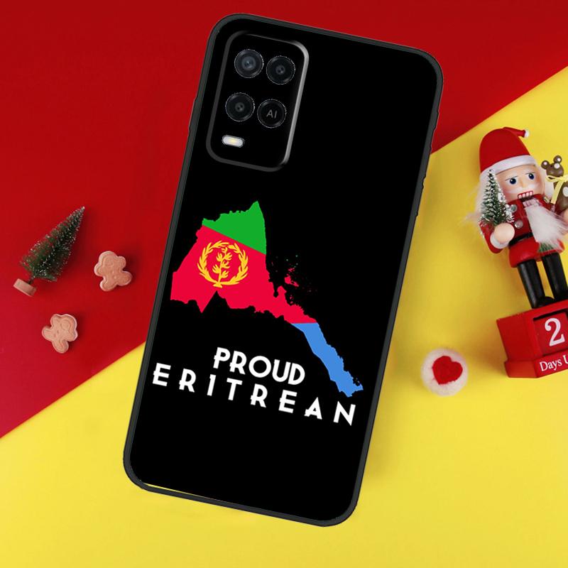 Eritreische Flagge für OPPO A74 A94 A17 A16 A15 A79 A58 A78 A98 A77 A5 A9 A96 A76 A52 A72 A57S A54S A53S Fall