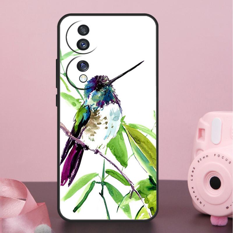 Hummingbird and Flowers Case For Honor Magic 8 Pro 5 6 7 Pro Win X9a X9b X9c X9d X8b X8c 50 70 90 200 400 Lite Cover