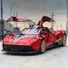 1/32 Scale Pagani Huayra BC Supercar Alloy Metal Diecast Model Car Library Static Sound & Light Ornaments Birthday Gift for Boyfriend