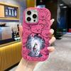 Phone Case: 2D Flat Design Suitable for iPhone 18 17 16 15 14 13 Pro Protective Case, Couple Style, White-haired Girl, Christmas and Halloween Gift
