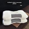 Knitted Massage Pillow Sleep Neck Pillow Core Adult Student Hotel Home Use