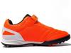 Kelme Kids' TF Soccer Training Shoes, Junior Futsal Shoes, Velcro Closure, Sizes 18.5cm - 25.0cm (Orange, Size 23.0cm)
