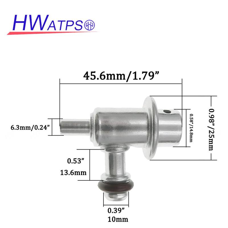 For Suzuki 1999-2007 GSX-R600 GSX-R750 GSX-R1000 GSX1400 Hyabusa GSX1300R/RZ SV650 Fuel Pressure Regulator 15100-24FA0 QFS-K363