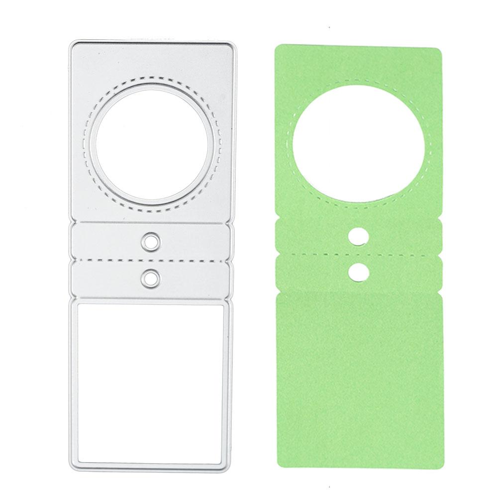 Form Überklappbares Fensteranhänger Metall Stanzformen Für DIY Scrapbooking Papieralbum Grußkarte Dekoration Messermodell Prägen S0B2