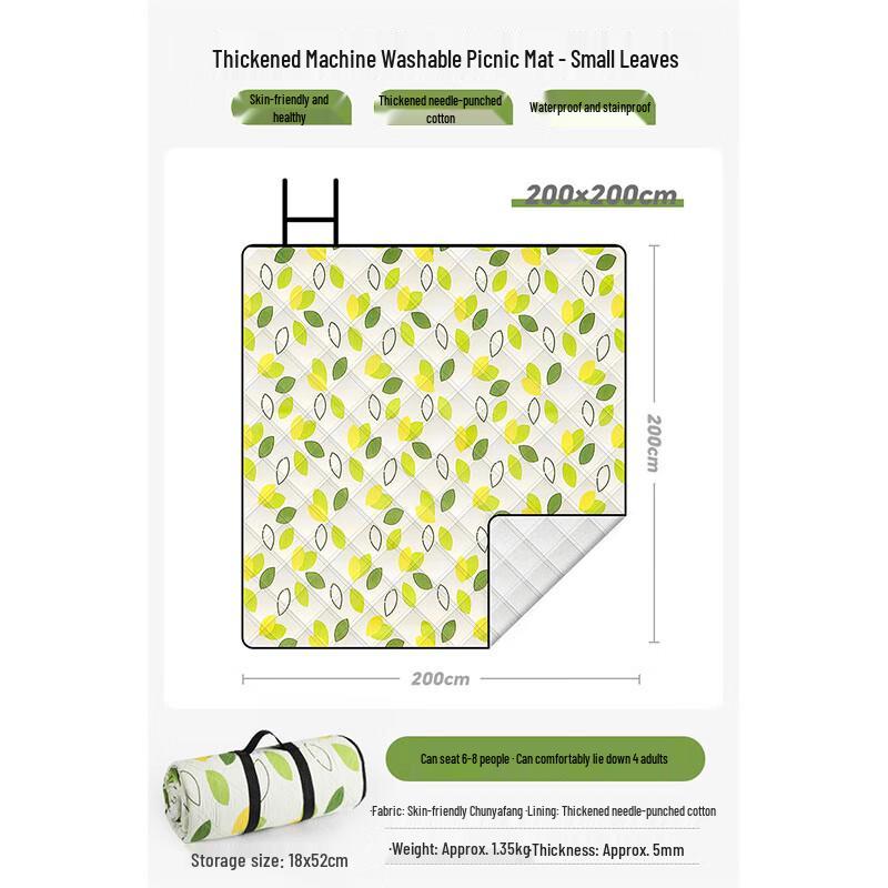 Yiluke Thick Fleece Waterproof Picnic & Camping Mat