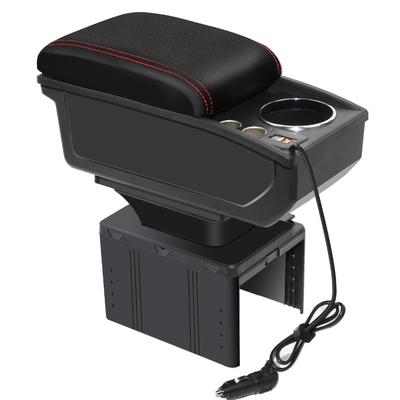 Chaoxinyizu Armrest Console Multifunctional Car Storage Box with Tissue USB Easy Drop Reduces Fast Charging Box, Holder, Port, Installation,