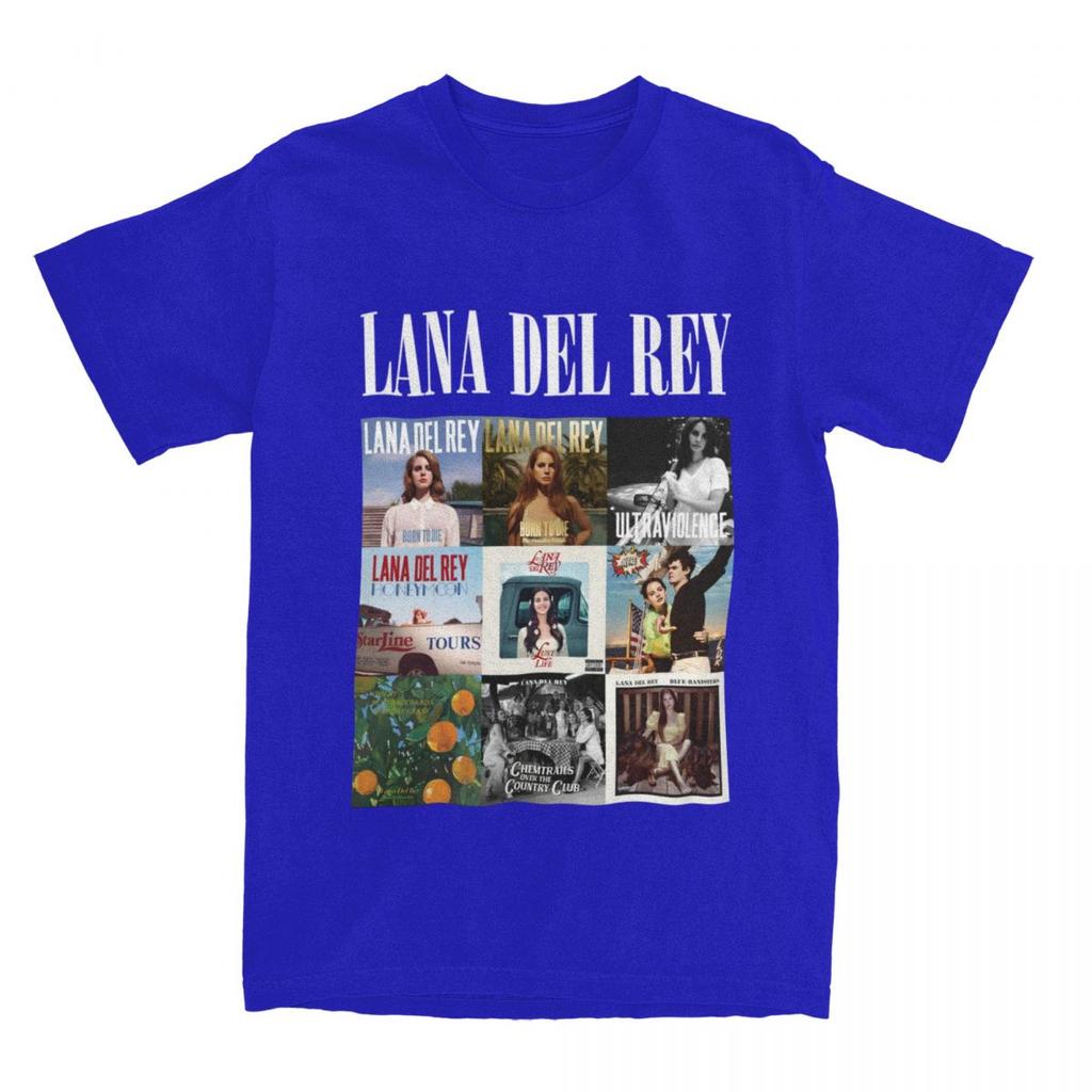 Lana Del Rey T Shirts Merch Unisex Women Pure Cotton Novelty Fashion Singer Tshirt Short Sleeve Clothes New Arrival