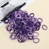 50Pcs Women S Seamless Thumb Ring Hair Ties Bagged Ponytail Holders With Compact Elastic Bands For Diy Simple Fashion Hair Cord