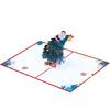 3D Pop Up Christmas Cards Charming Tree and Santa Illustrations Joyful Gift
