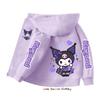 Zip Up Hoodie Kawaii Kids Streetwear Kuromi Children's Hoodie Zipper Children Sweatshirt Manga Clothes Kid Girl Boy Top Hoody
