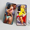 WW2 Sexy Pin Up Girl Vintege Phone Case For Xiaomi Redmi Note 12 Plus 12S 11 11T Pro 5G 11E 11S 4G 10 10S 9 9S 9T 8 8T 7 6 5 Cov