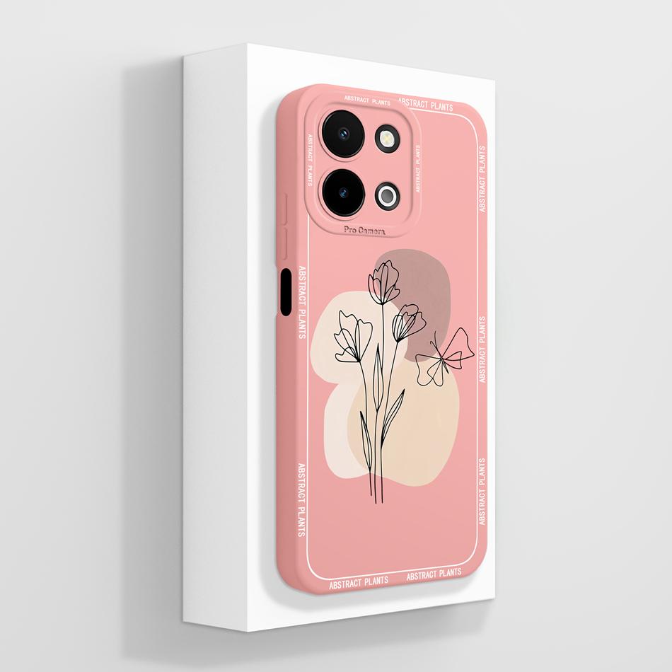 For Vivo Y28 4G 5G Case Simple Design Full Protection Back Cover For Vivo Y 28 Funda Soft Liquid Silicone Anti Drop Phone Shell