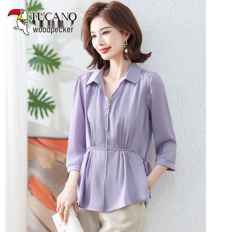 Tucano Women s Elegant Seven-Sleeve Summer Blouse 5XL