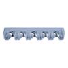 Mop Broom Holder Multifunctional Space Saving Broom Wall Mounted Rack for Kitchen Bathroom Garden