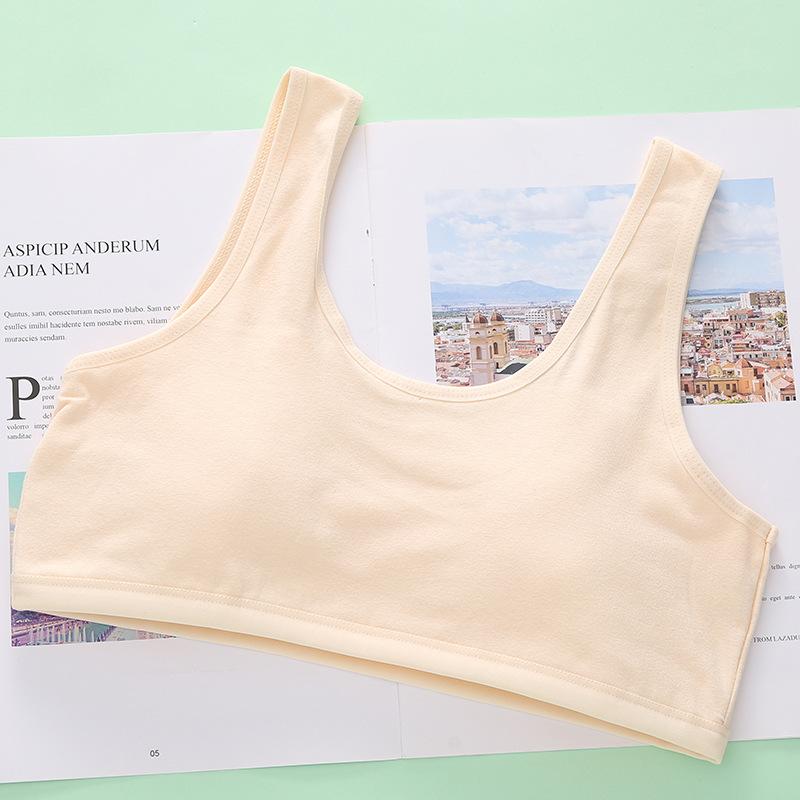 Cotton Underwear Student Bra Girls Vests Training Bra 8-16years