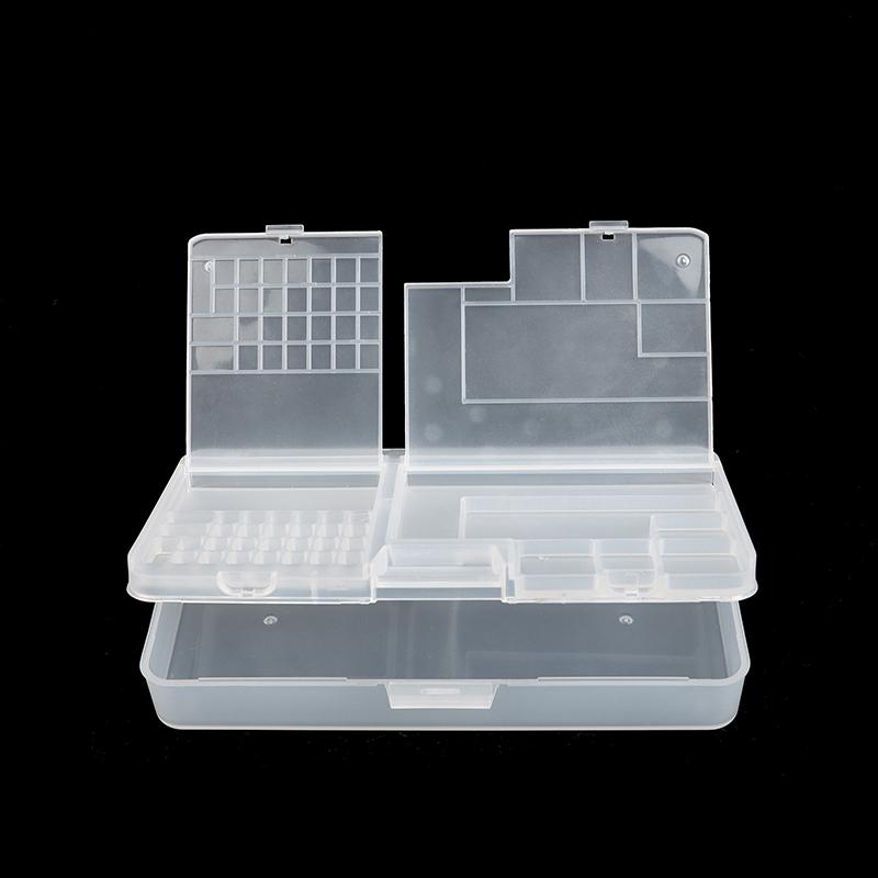 1Pc Multifunctional Double Layer Storage Box For Mobile Phone Motherboard Ic Parts Repair Tools Container Collector