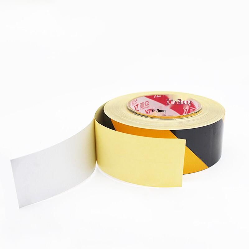 Red White PVC Warning Reflective Floor Tape