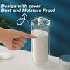 2/3/4Pcs Save Space Qtips Storage Holder Set Transparent Window Apothecary Container Jar  Q-Tips