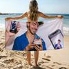 Celebrity Fede V-Vigevani Towel Beach Towel Oversized Quick Dry Towel Absorbent Soft Swim BeachTowels for Men Women