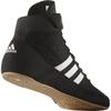 adidas נעלי האבקות HVC שחור ליבה/לבן/מתכתי ברזל 27.0 ס"מ