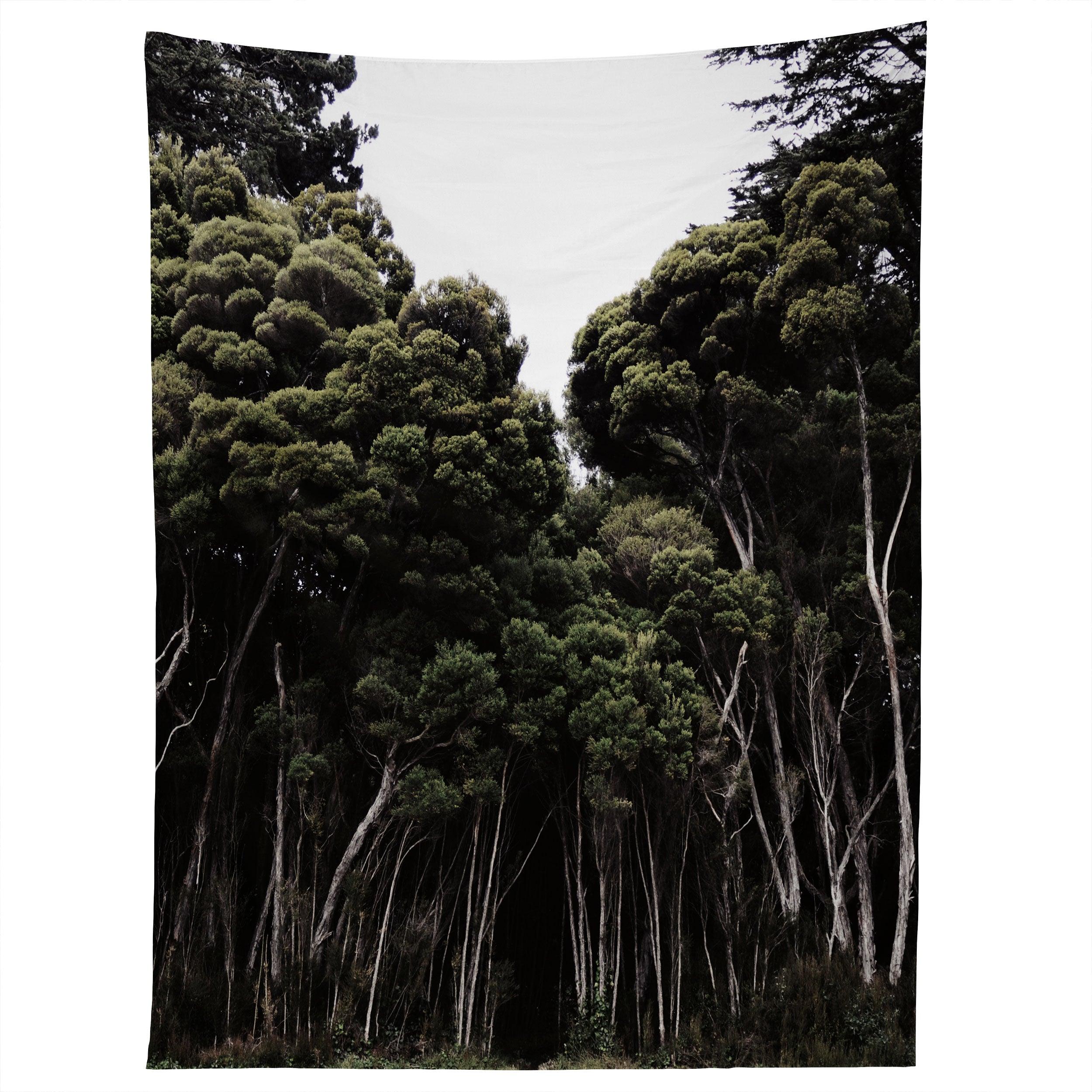 DO NOT GO INTO THE WOODS tapestry 75x100