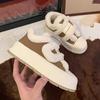 22 Velcro board shoes with cotton thick soles to increase the height of winter shoes
