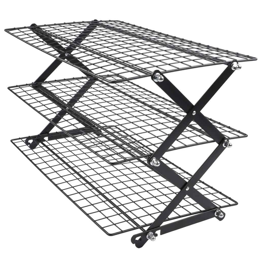 234Tier Stackable Folding Cooling Rack for Baking with Collapsible Design Suitable for Cooling Various Baked Goods At Once