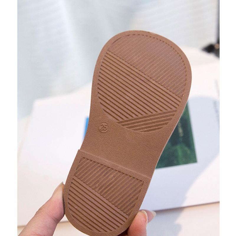 New Spring and Autumn Fashion Lace Girls Comfortable Soft-soled Leather Shoes