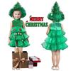 Cute Girls Christmas Tree Outfit For New Year Photos Celebrations